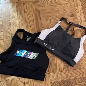 Two Peloton Sports Bras